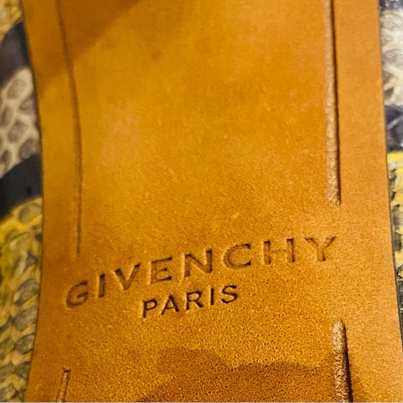 Givenchy Snake Print Stripe Heels - Picture 5 of 9